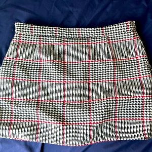 Forever 21 Plaid Mini Skort